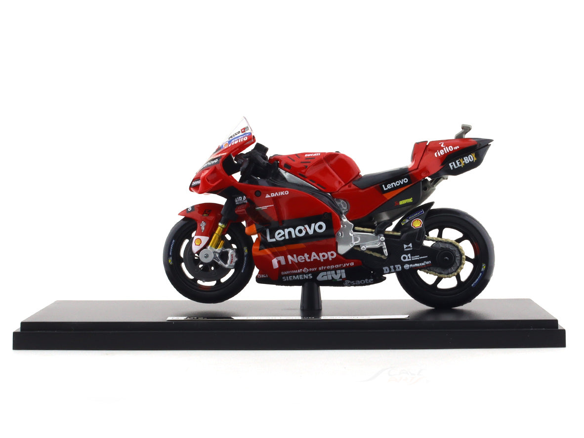 2022 Ducati Desmosecidi Lenovo team with coffee mug 1:18 Maisto diecast scale Model bike collectible