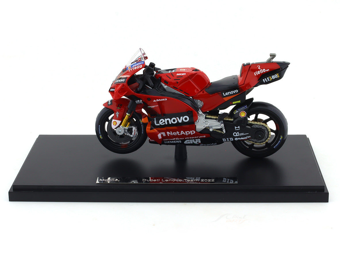 2022 Ducati Desmosecidi Lenovo team 1:18 Maisto diecast scale Model bike collectible