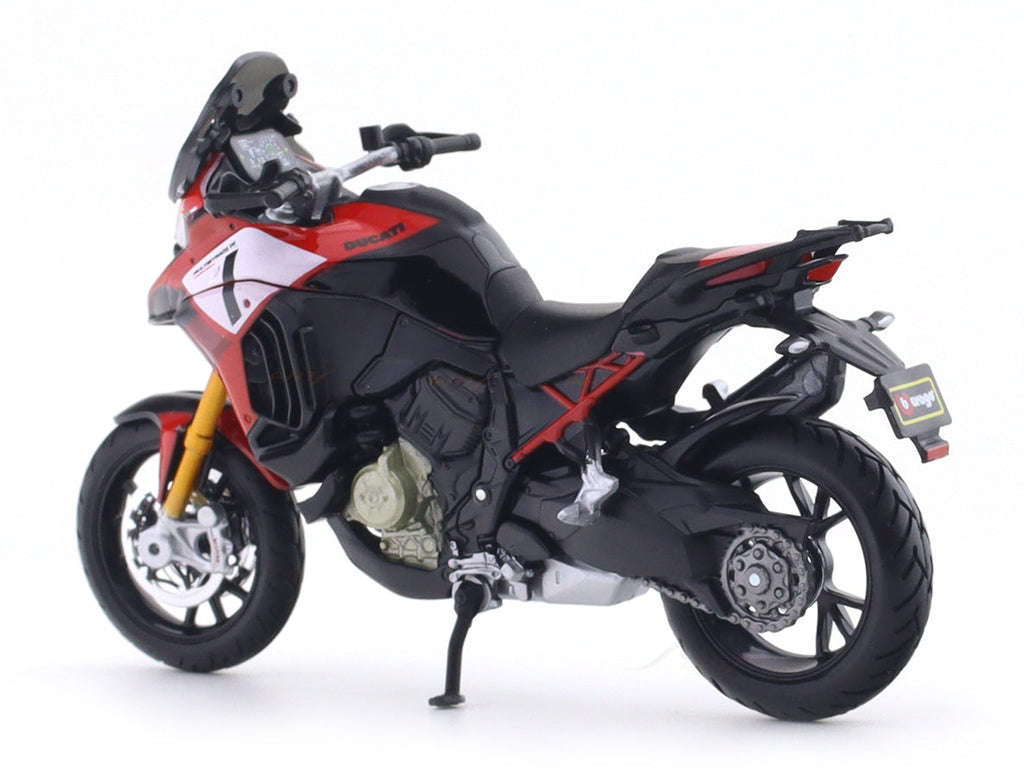 2022 Ducati Multistrada V4 1:18 Bburago Licensed Diecast Scale Model Bike Collectible