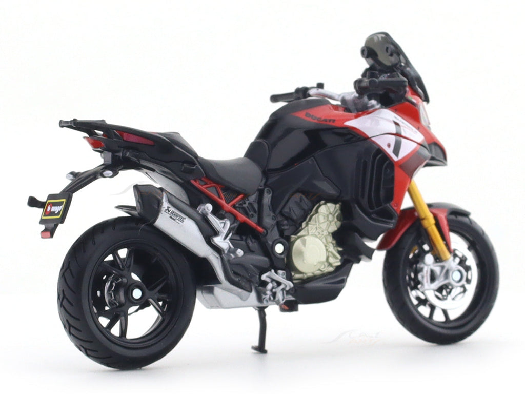 2022 Ducati Multistrada V4 1:18 Bburago Licensed Diecast Scale Model Bike Collectible