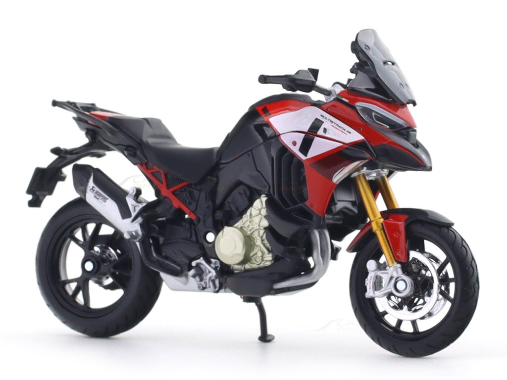 2022 Ducati Multistrada V4 1:18 Bburago Licensed Diecast Scale Model Bike Collectible