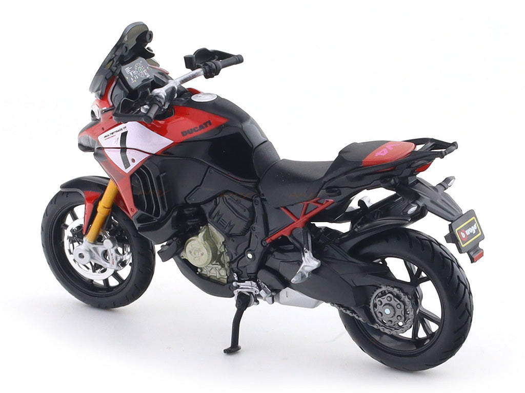 2022 Ducati Multistrada V4 1:18 Bburago Licensed Diecast Scale Model Bike Collectible