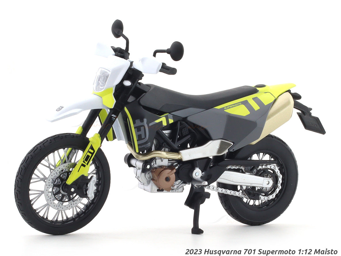 2023 Husqvarna 701 Supermoto 1:12 Maisto licensed diecast scale model bike