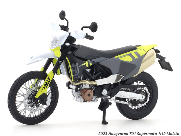 2023 Husqvarna 701 Supermoto 1:12 Maisto licensed diecast scale model bike