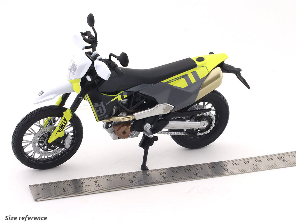 2023 Husqvarna 701 Supermoto 1:12 Maisto licensed diecast scale model bike