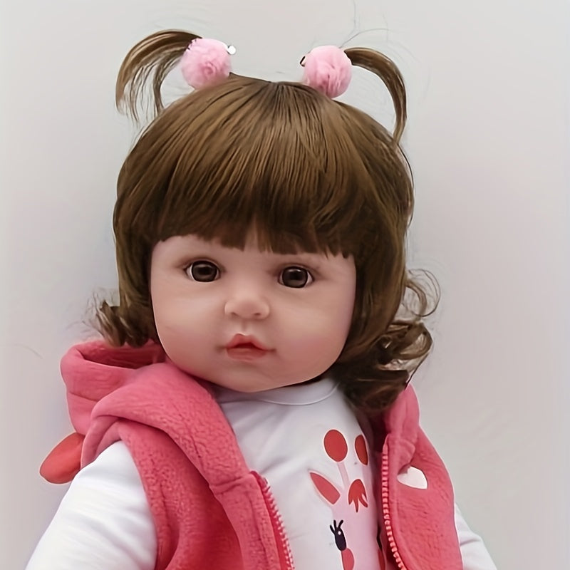 22" Realistic Reborn Baby Doll Soft Vinyl Silicone Toddler Toy