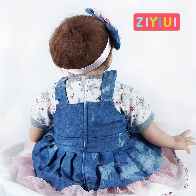 20 Inch Realistic Rebirth Doll Soft Silicone Newborn Toy