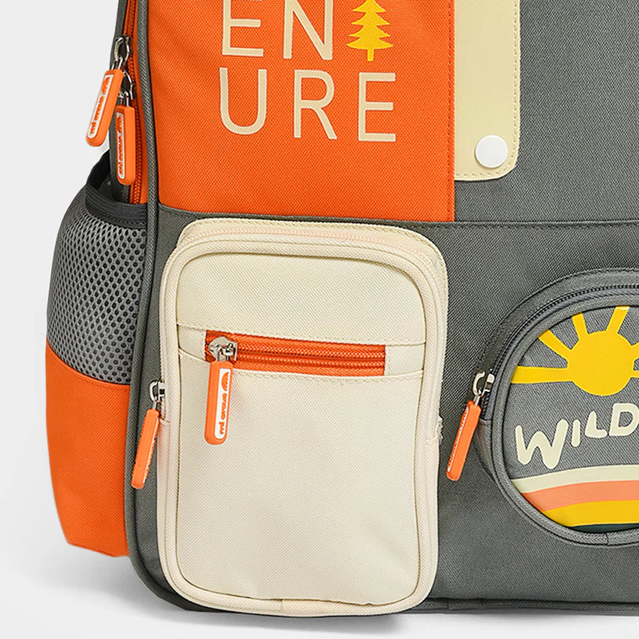 1Pk 100% Polyester Woven Backpack