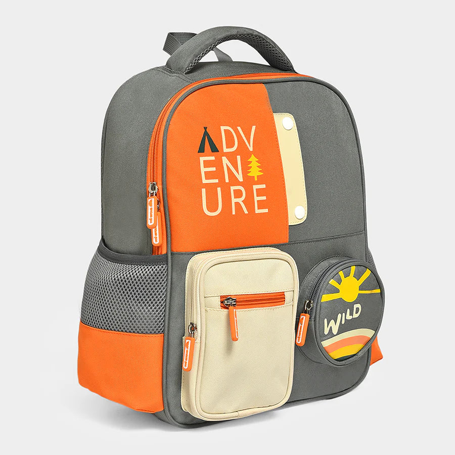 1Pk 100% Polyester Woven Backpack