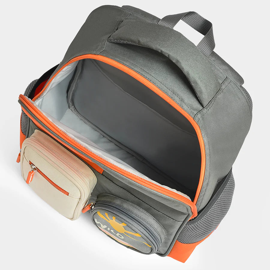 1Pk 100% Polyester Woven Backpack