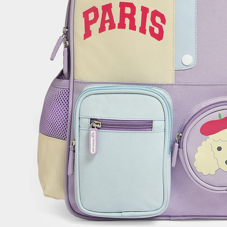 1Pk 100% Polyester Woven Backpack