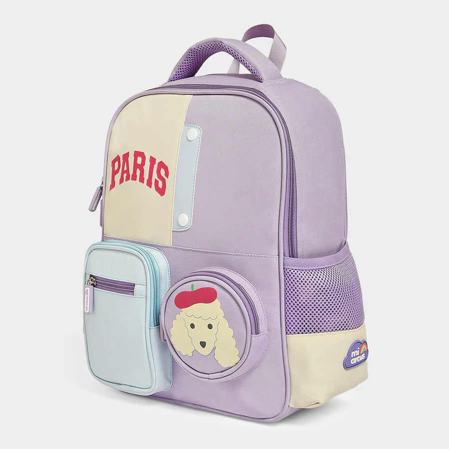 1Pk 100% Polyester Woven Backpack