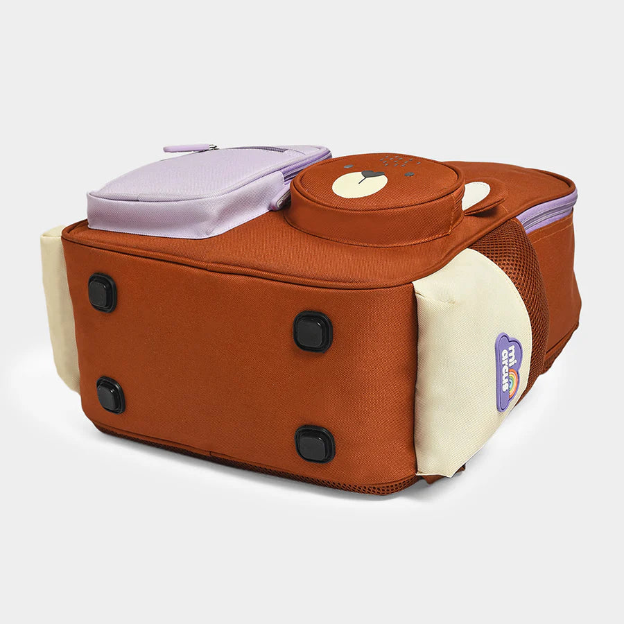 1Pk 100% Polyester Woven Backpack