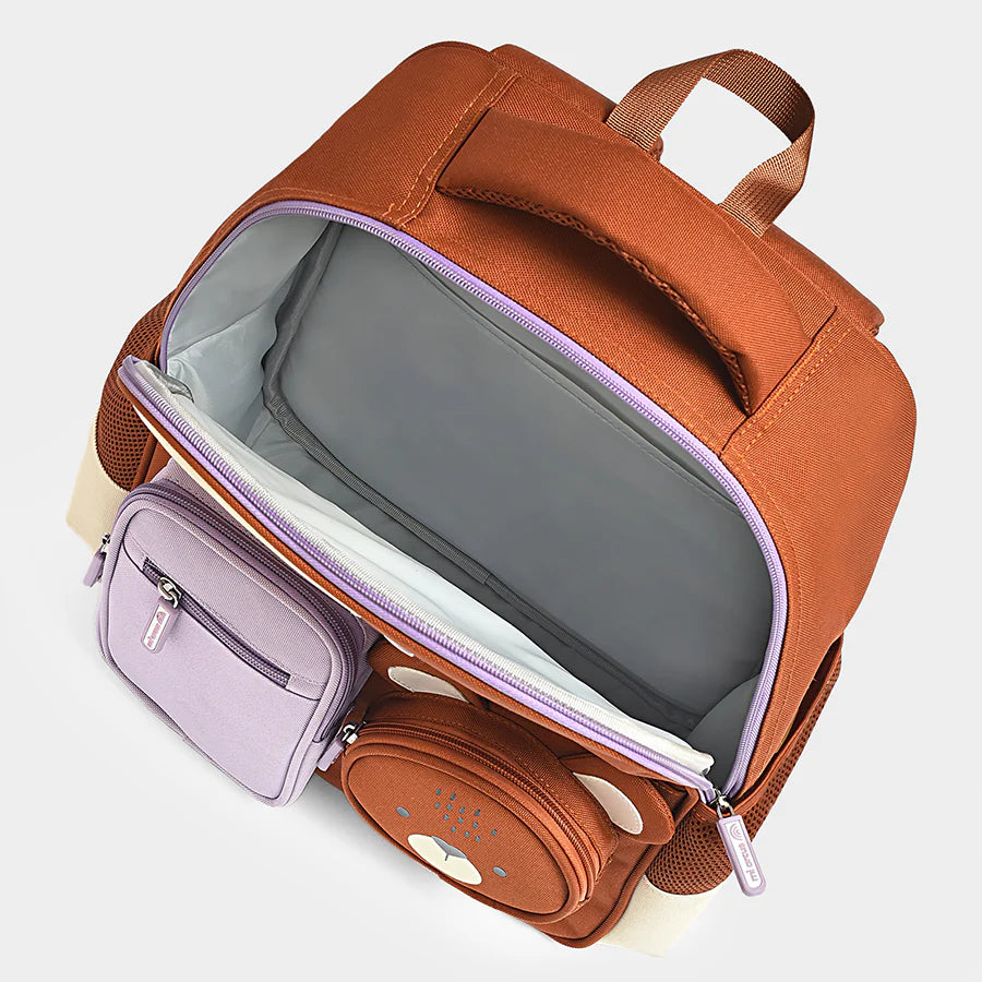 1Pk 100% Polyester Woven Backpack