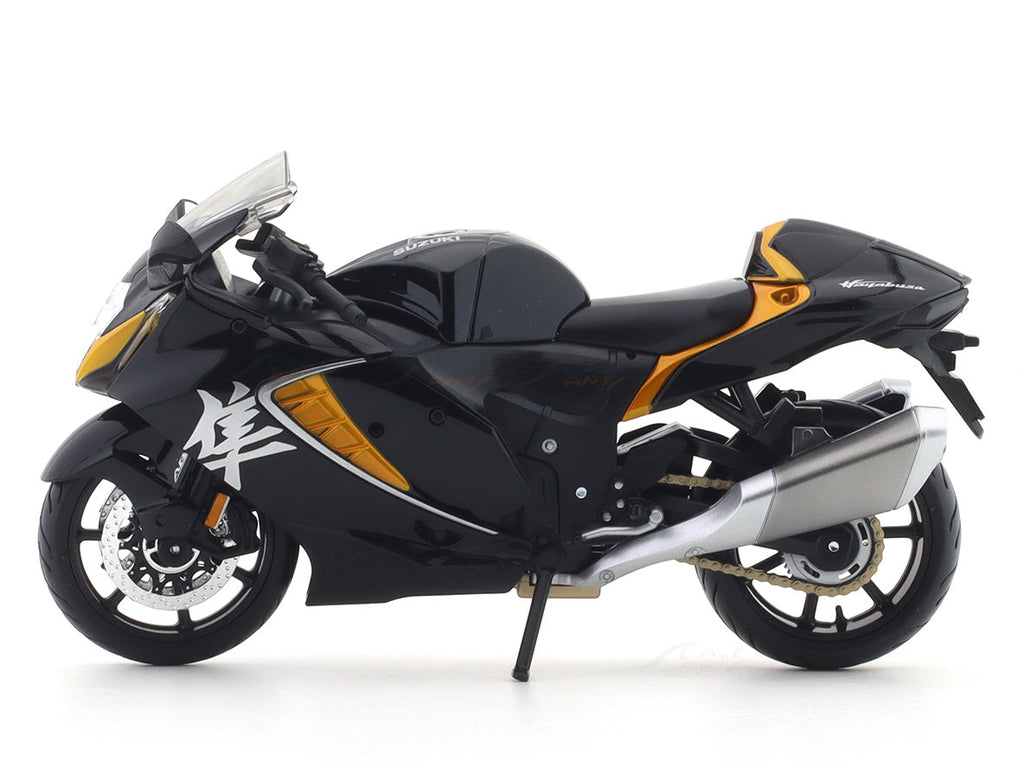 2022 Suzuki Hayabusa Black 1:12 Maisto Licensed Scale Model bike collectible
