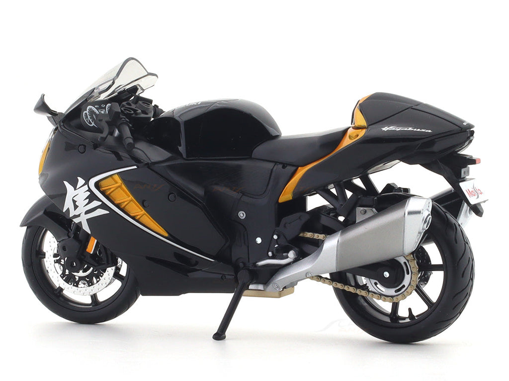 2022 Suzuki Hayabusa Black 1:12 Maisto Licensed Scale Model bike collectible