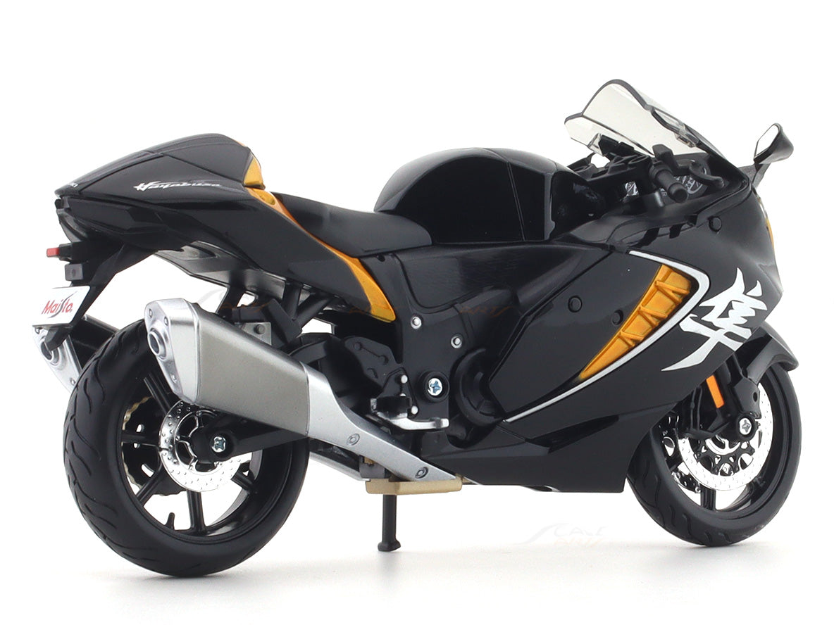 2022 Suzuki Hayabusa Black 1:12 Maisto Licensed Scale Model bike collectible