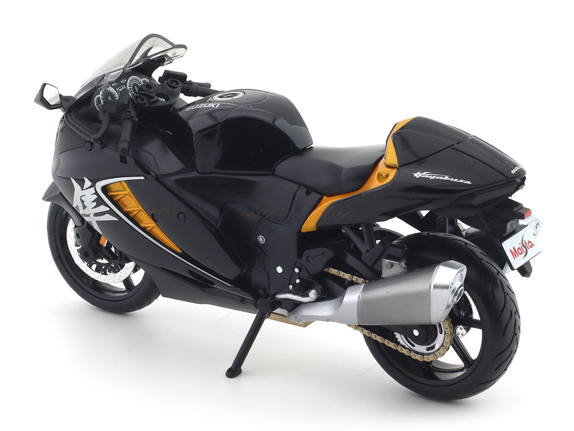 2022 Suzuki Hayabusa Black 1:12 Maisto Licensed Scale Model bike collectible