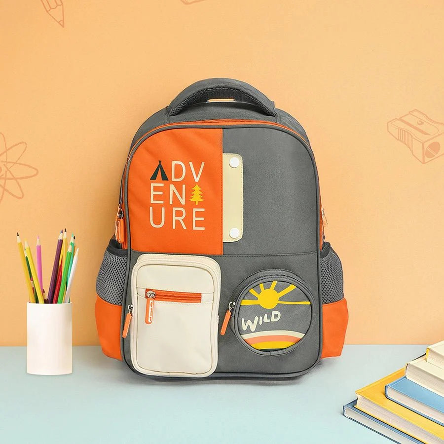 1Pk 100% Polyester Woven Backpack