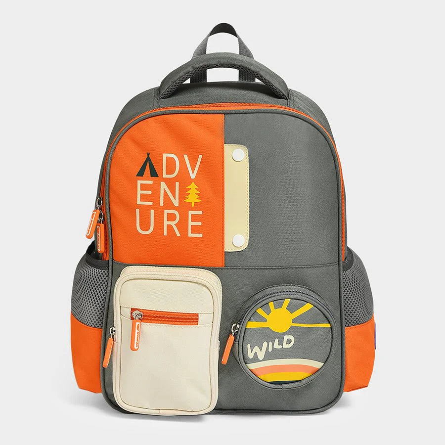 1Pk 100% Polyester Woven Backpack