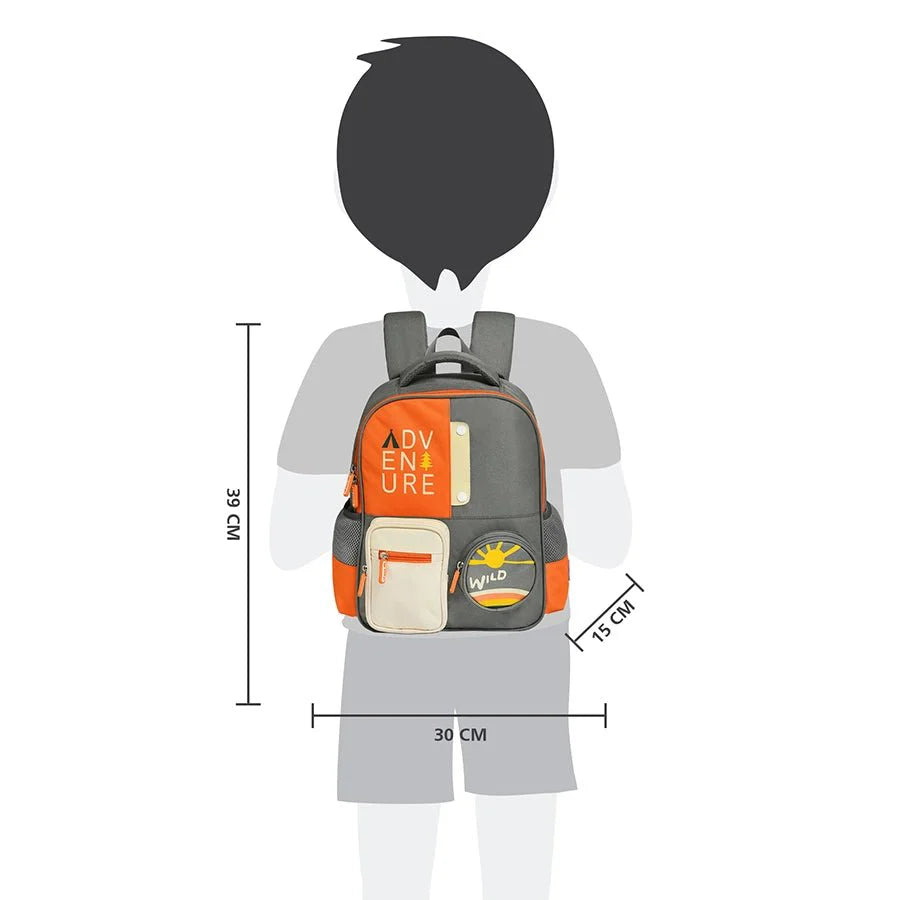 1Pk 100% Polyester Woven Backpack