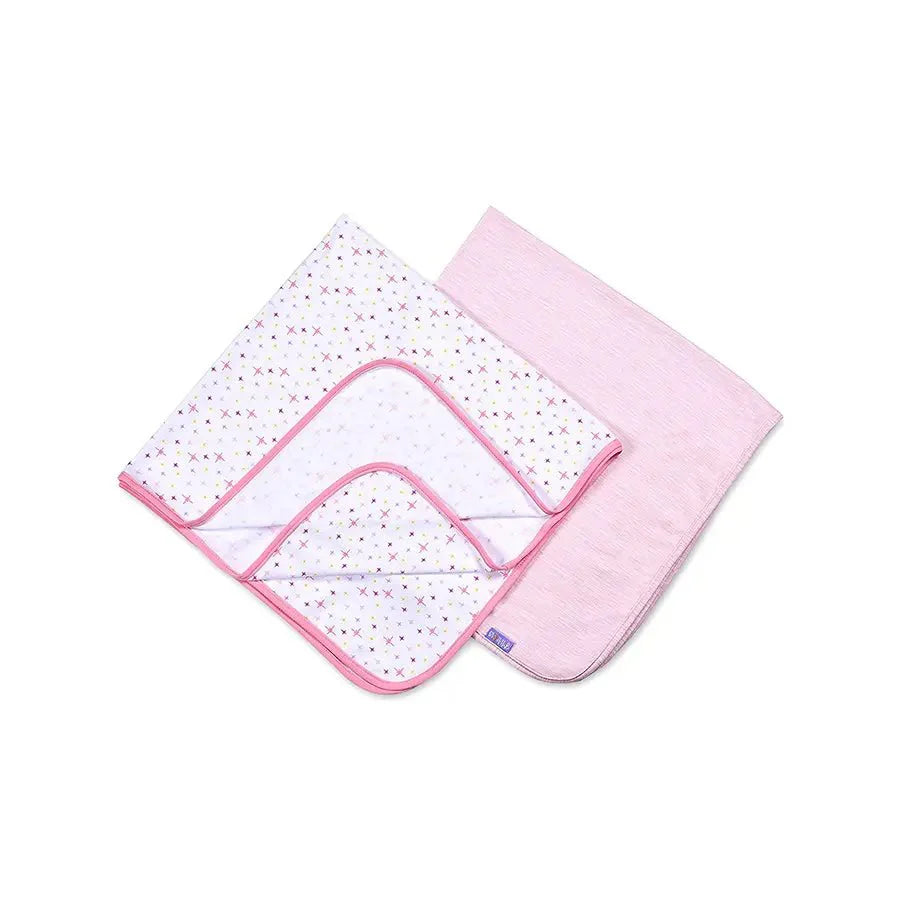 2Pk Cotton Knitted - Interlock Wrap