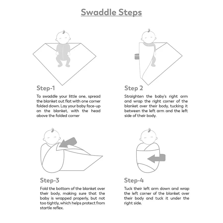 2Pk Cotton Knitted - Interlock Wrap