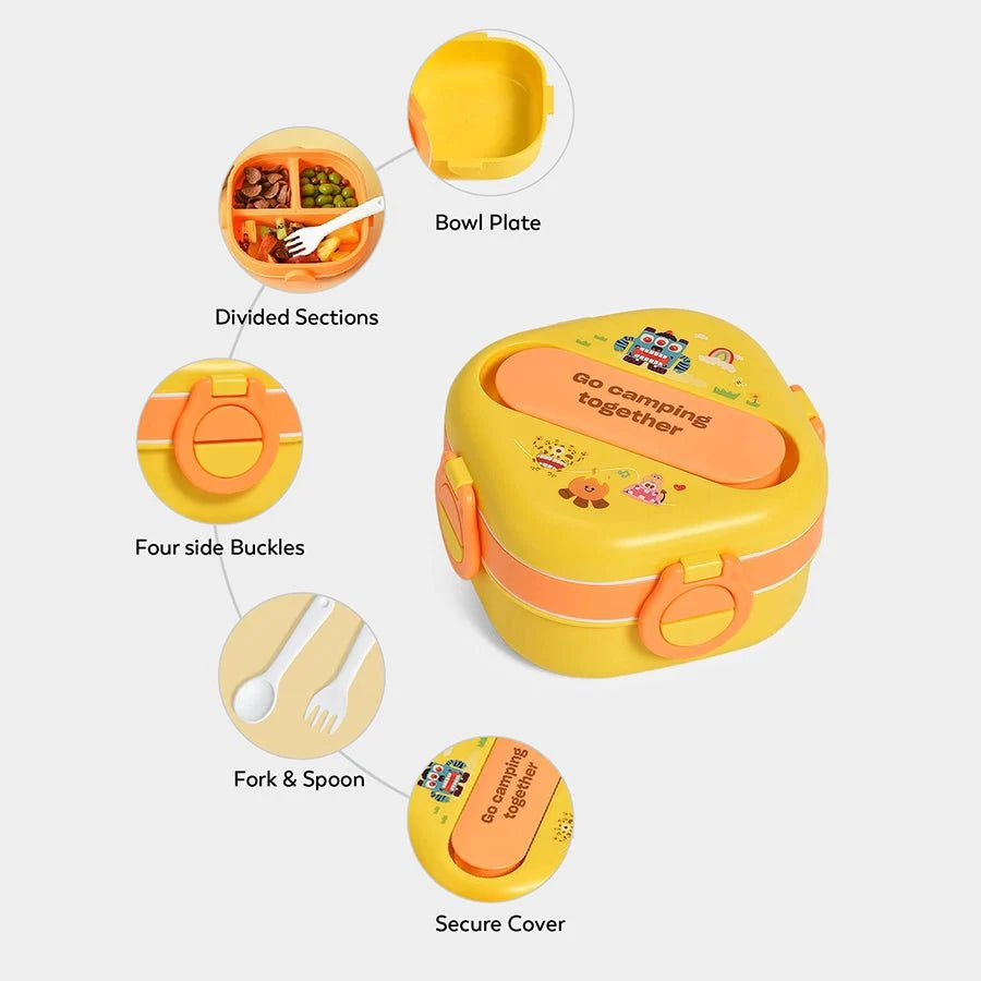 1Pk Pba Free Plastic Pp Lunch Box