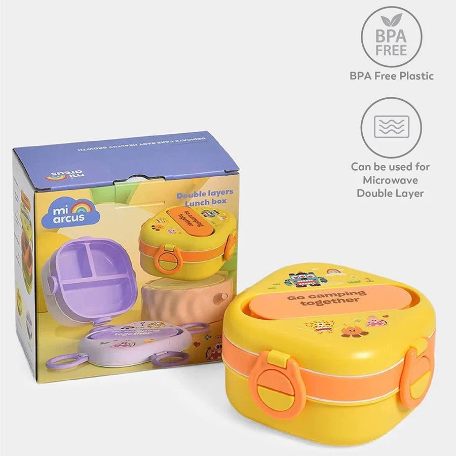 1Pk Pba Free Plastic Pp Lunch Box