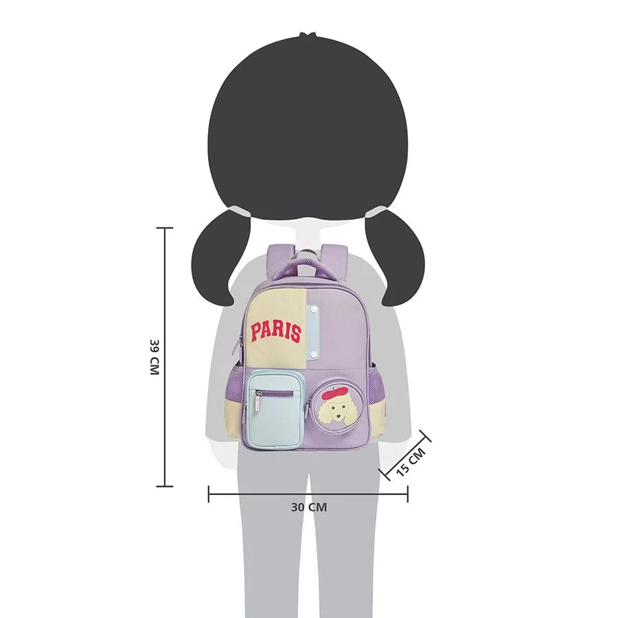 1Pk 100% Polyester Woven Backpack