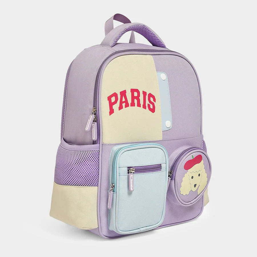 1Pk 100% Polyester Woven Backpack