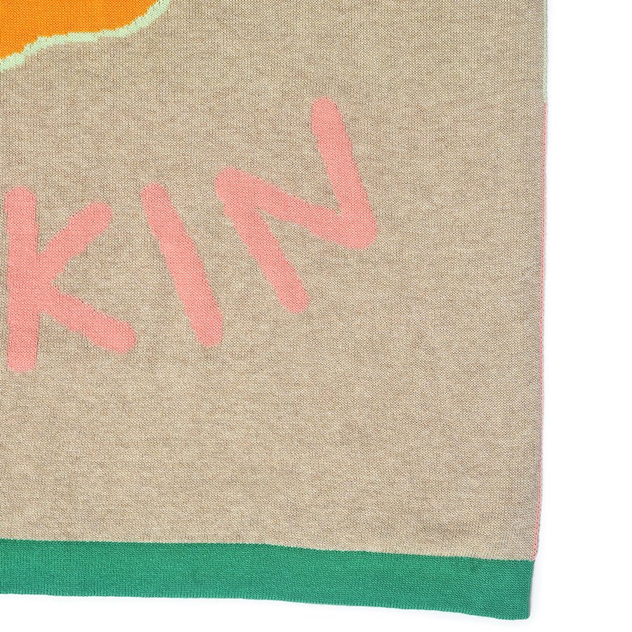 1Pk Cotton Knitted Blanket