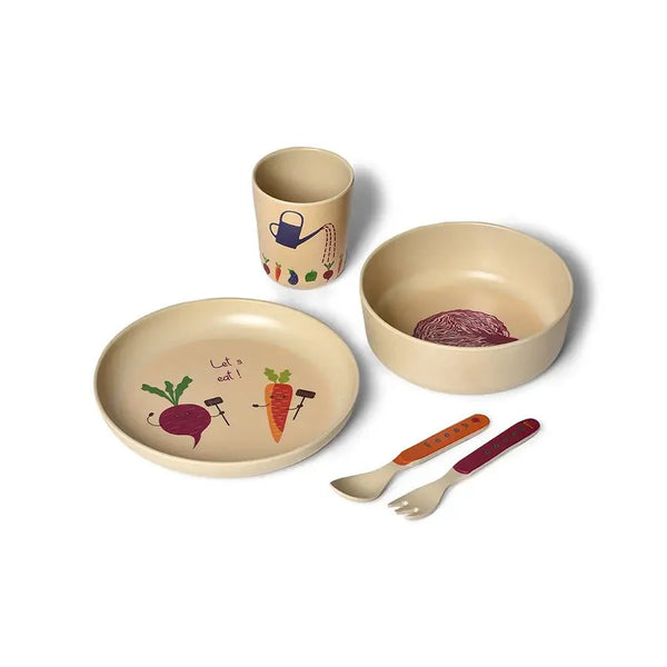 5Pk Bamboo Bamboo Dinner Set