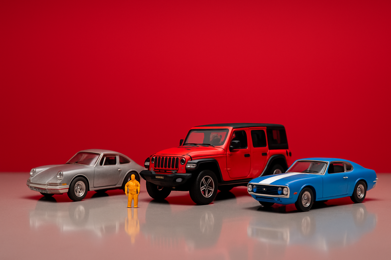 Hero section banner for diecast website
