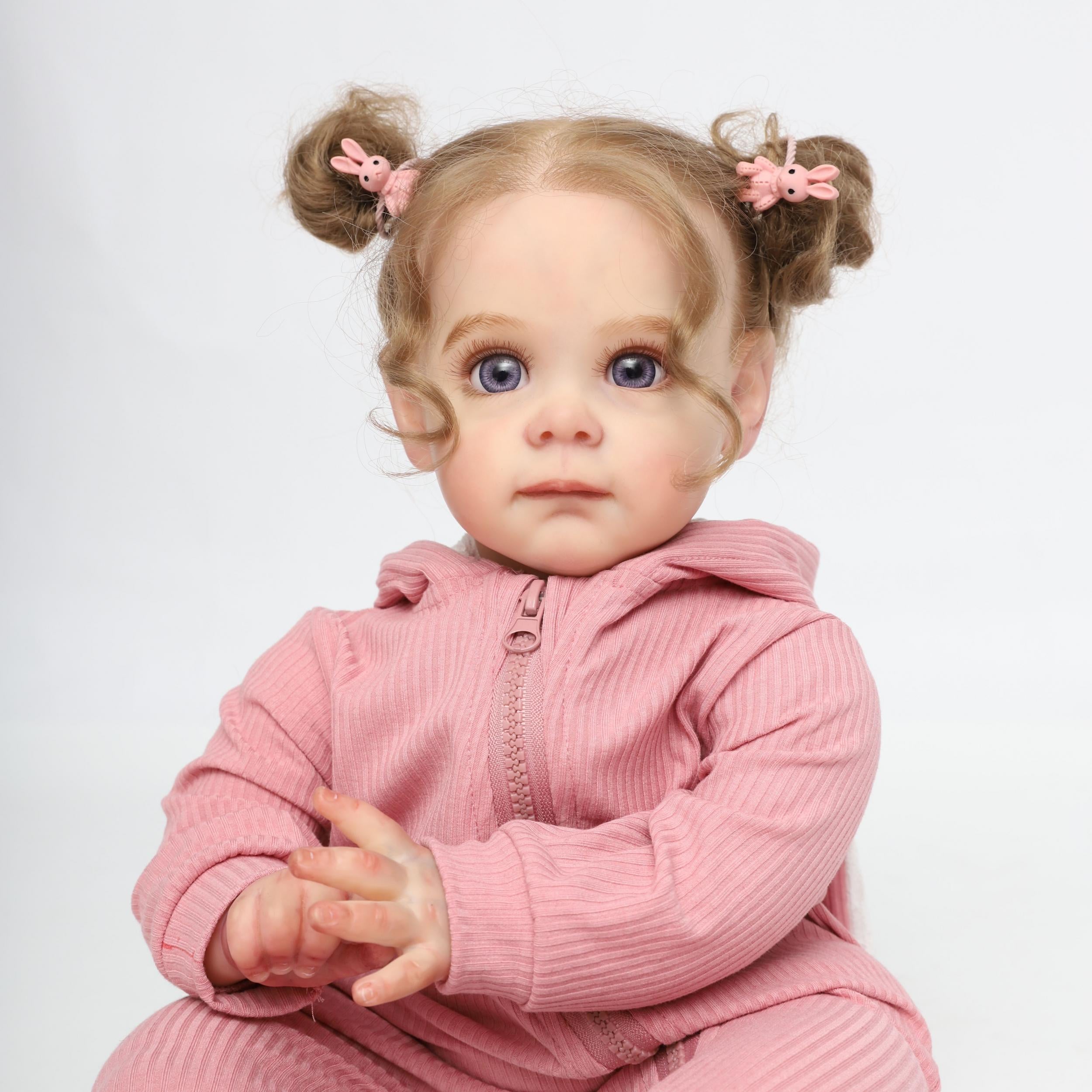 22" Full Body Silicone Vinyl Reborn Doll Realistic Newborn Soft Baby Doll