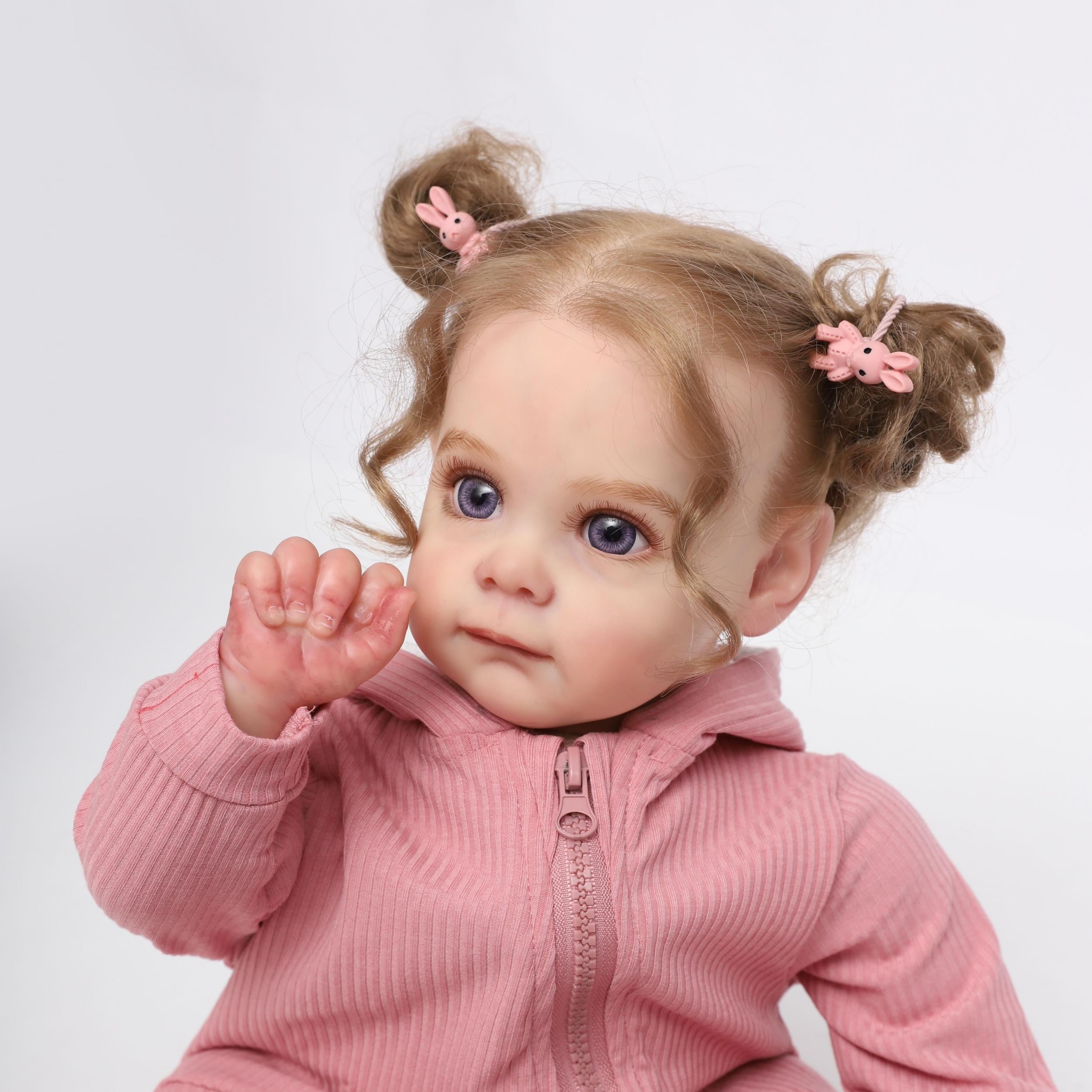 22" Full Body Silicone Vinyl Reborn Doll Realistic Newborn Soft Baby Doll