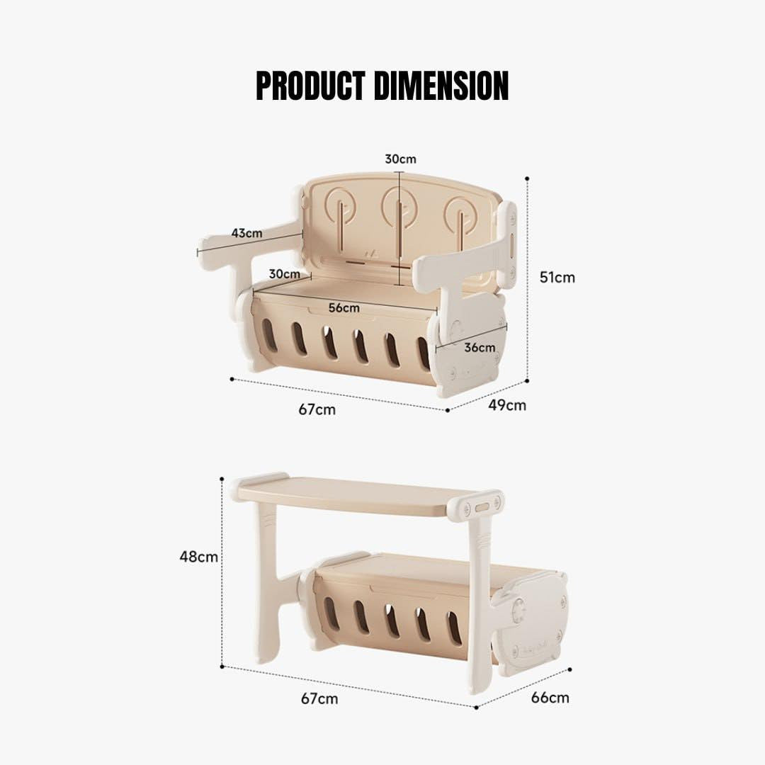 Kids multifunctional study table and chair