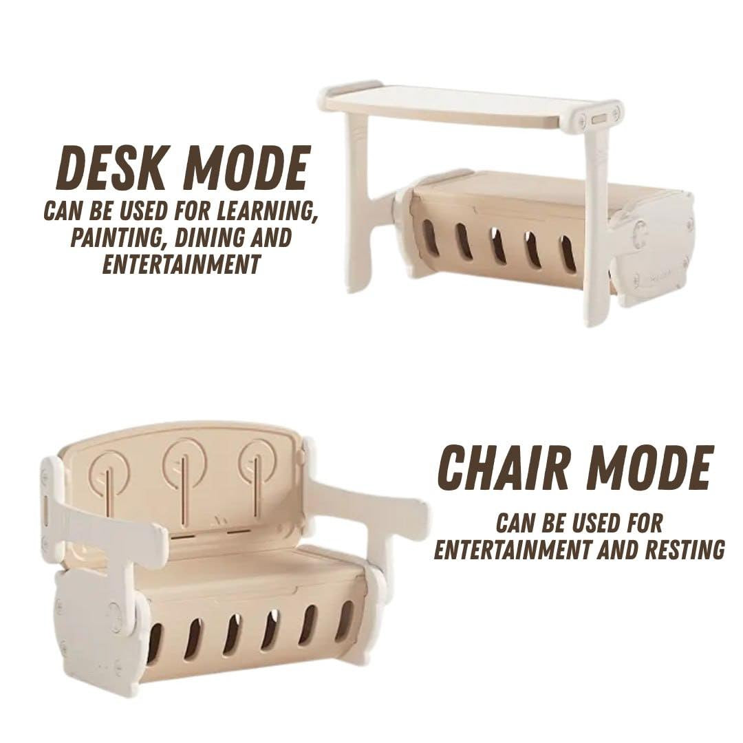 Kids multifunctional study table and chair