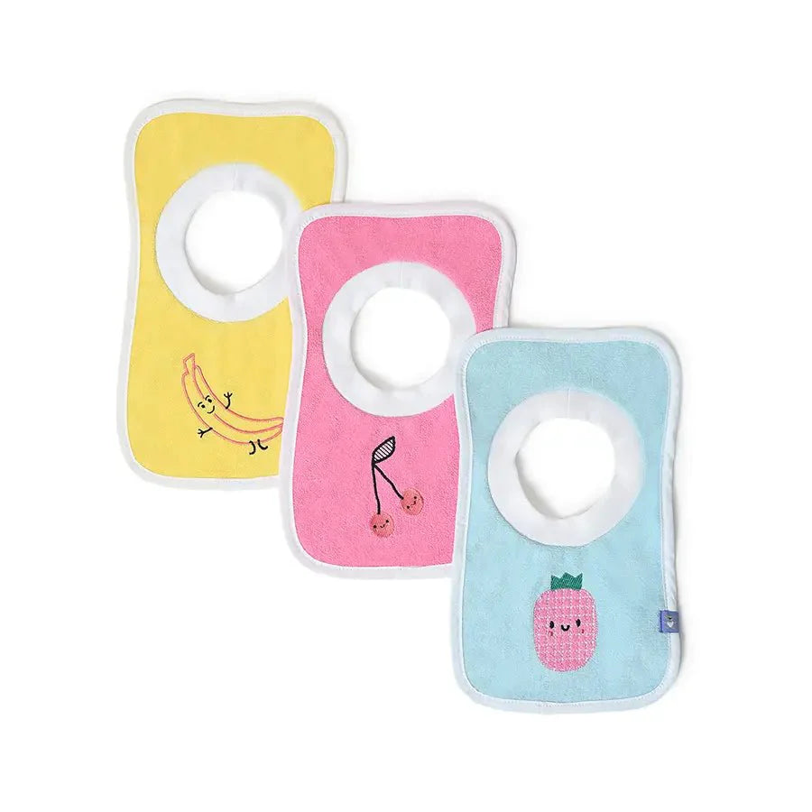 3Pk Cotton Terry/Single Jersey Bib