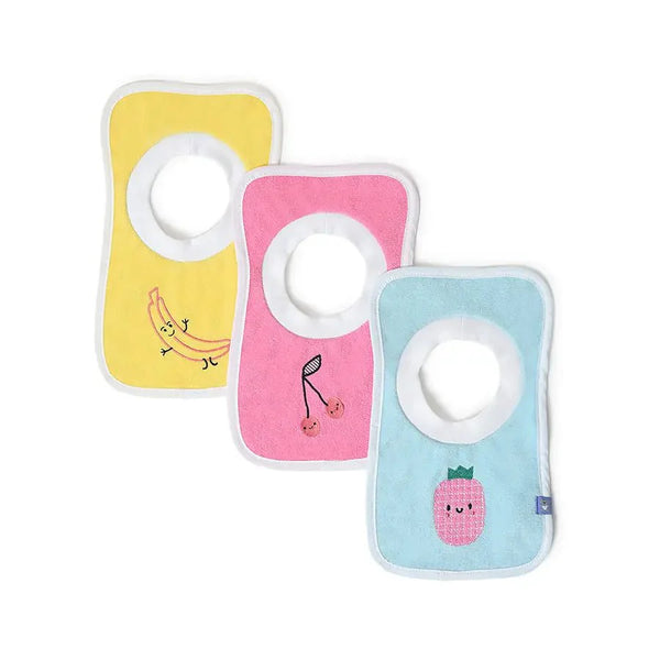 3Pk Cotton Terry/Single Jersey Bib