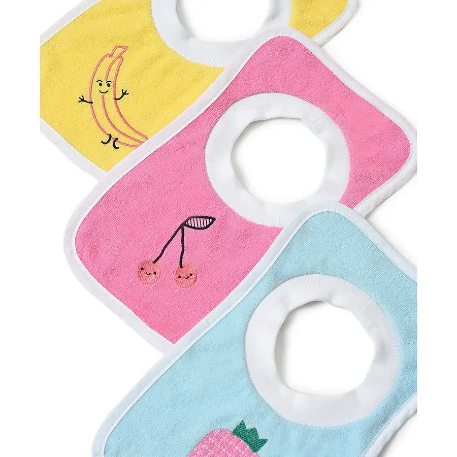 3Pk Cotton Terry/Single Jersey Bib