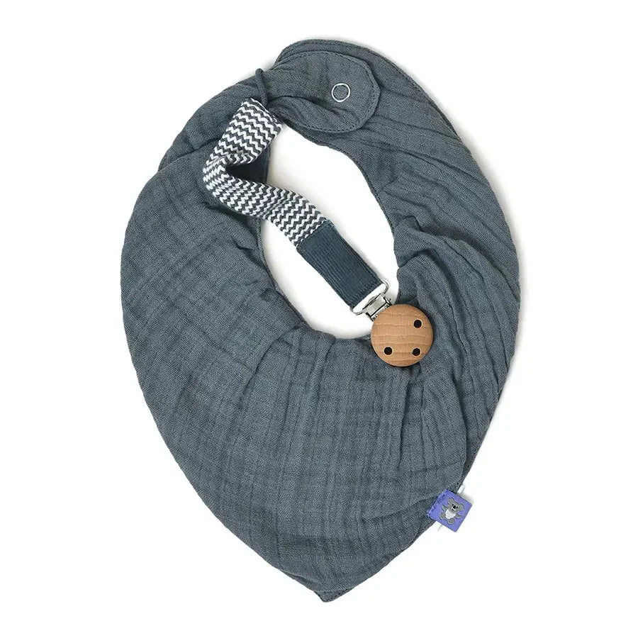 2Pk Cotton Woven - 2L Muslin Bib