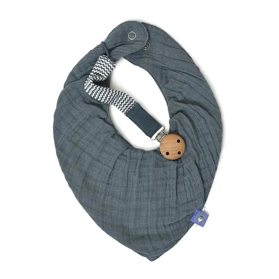 2Pk Cotton Woven - 2L Muslin Bib