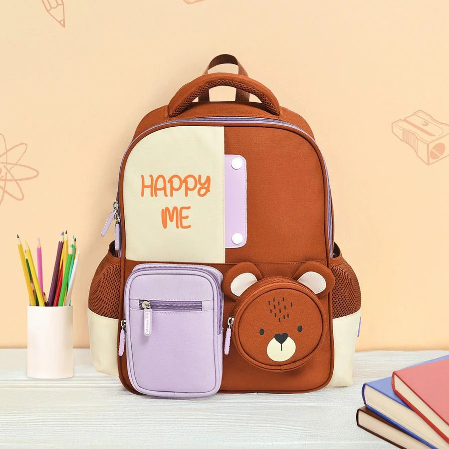 1Pk 100% Polyester Woven Backpack