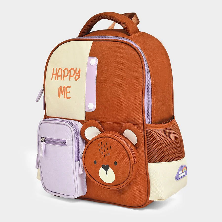 1Pk 100% Polyester Woven Backpack