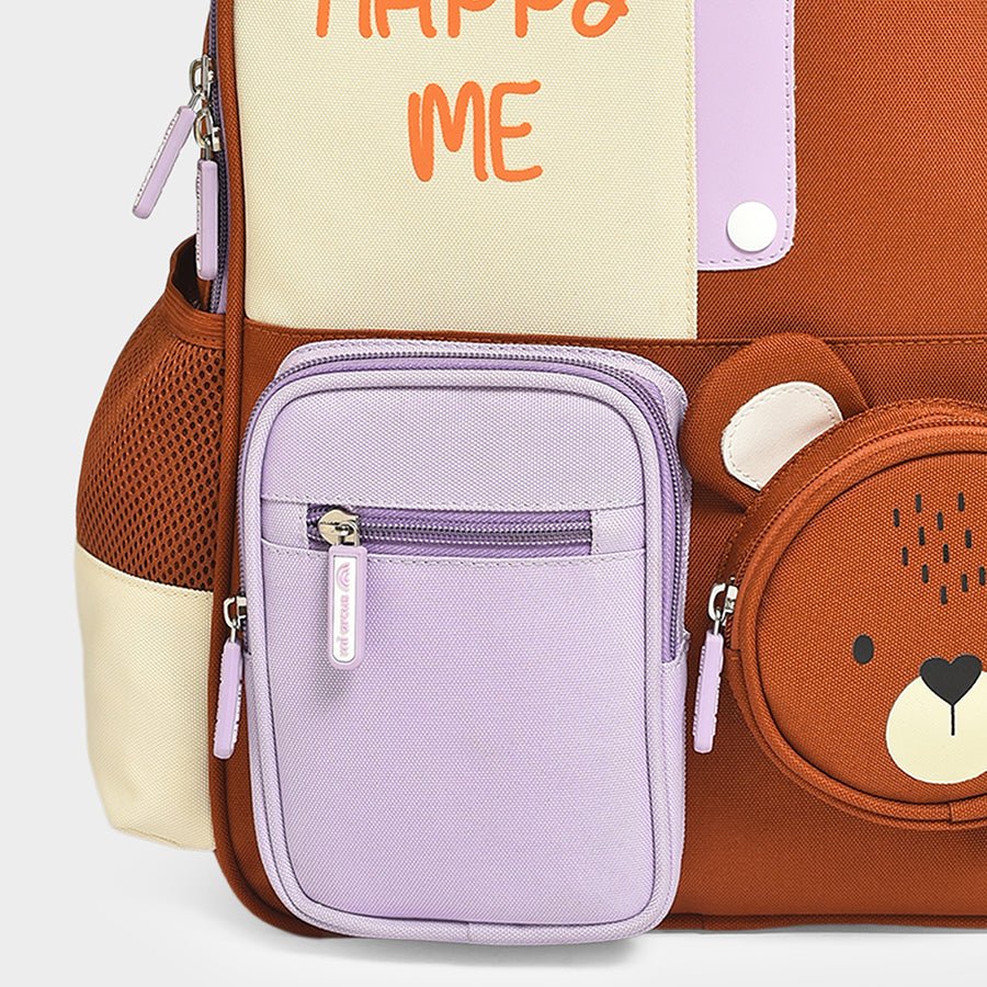 1Pk 100% Polyester Woven Backpack