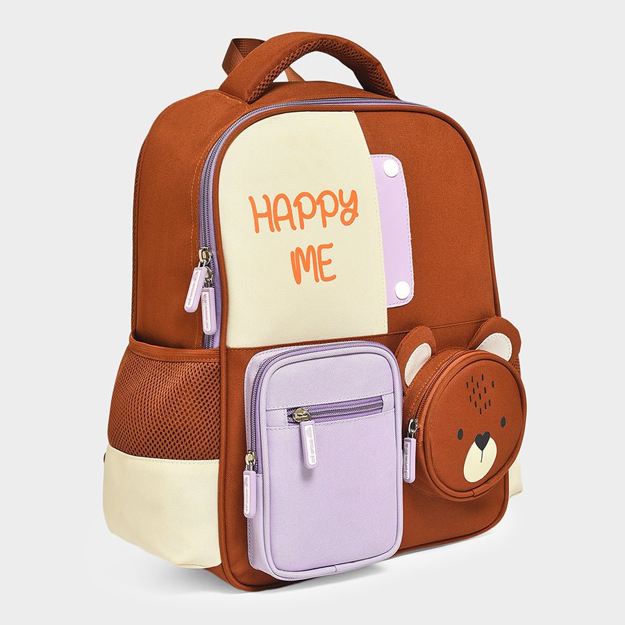 1Pk 100% Polyester Woven Backpack