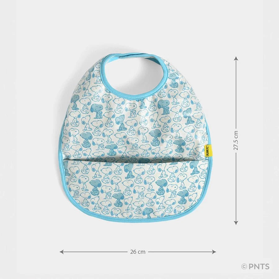 Peanuts™ Feeding Bib Blue Pack of 2
