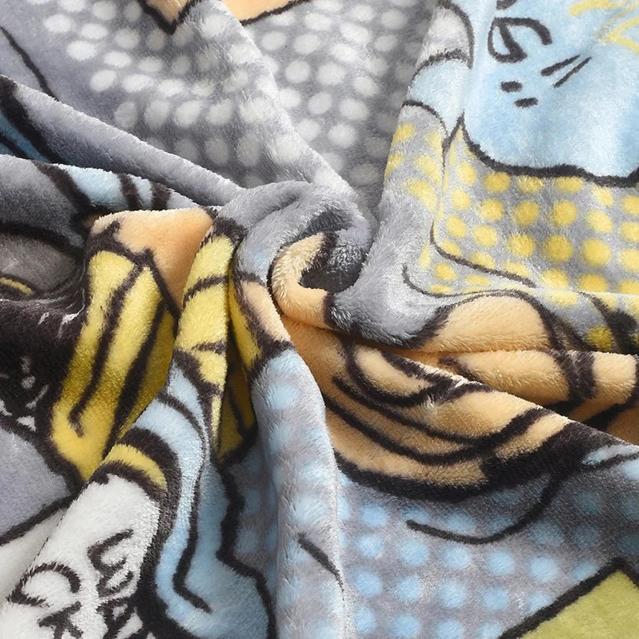Peanuts™ Flurry Blanket Grey