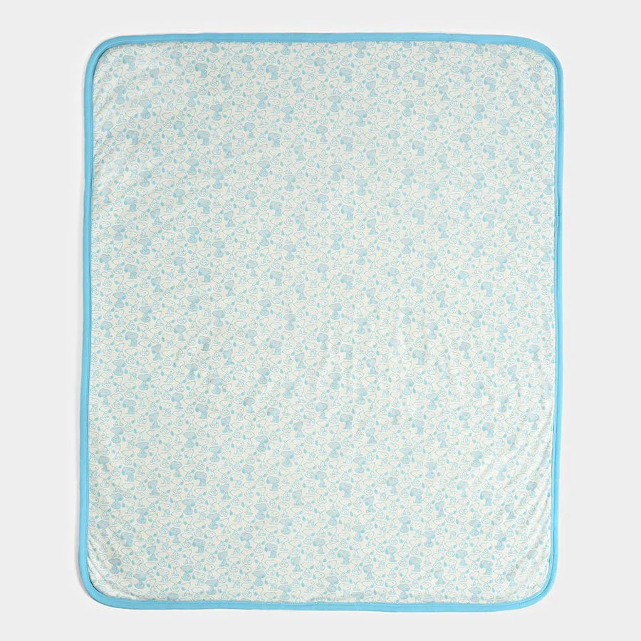 Peanuts™ Snoopy Knitted Sherpa Blanket Blue